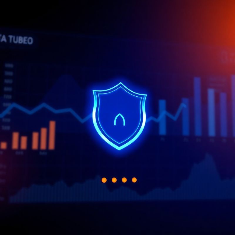 Tablou de bord risc cu scut indigo și alerte